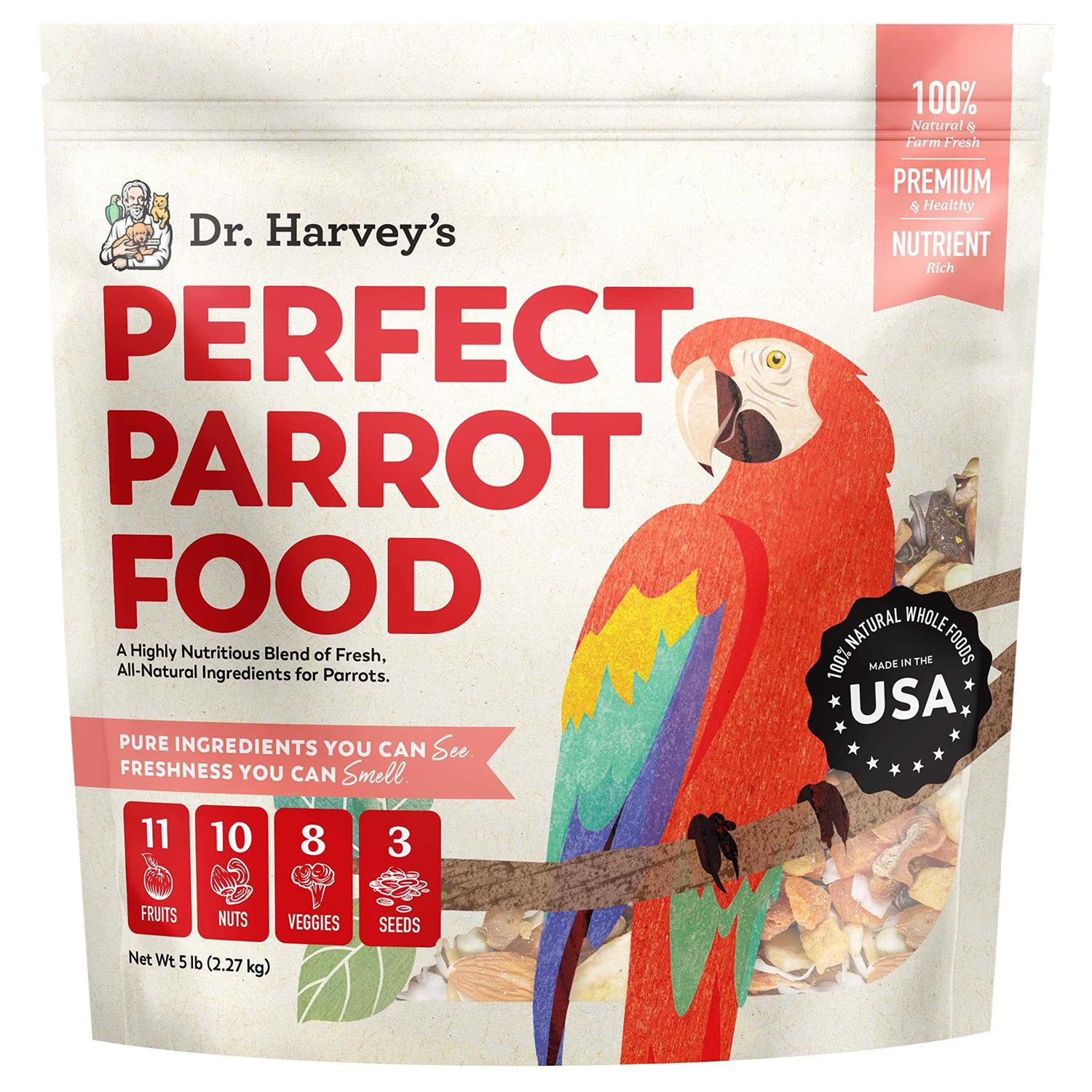 Dr. Harvey’s Dr. Harveys Perfect Parrot Blend - Healthber