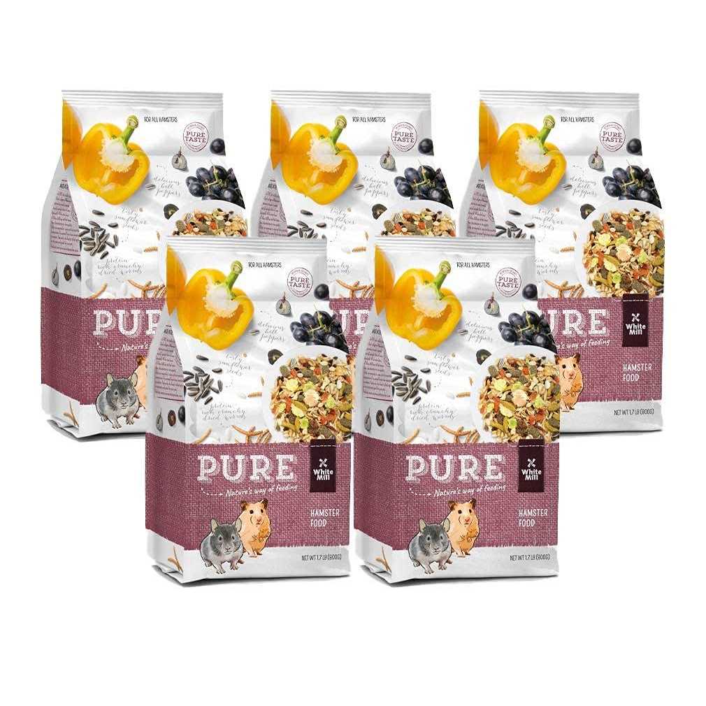 Witte Molen Pure Hamster Food Seed Mixture Mealworms Sunflower Seeds - Healthber
