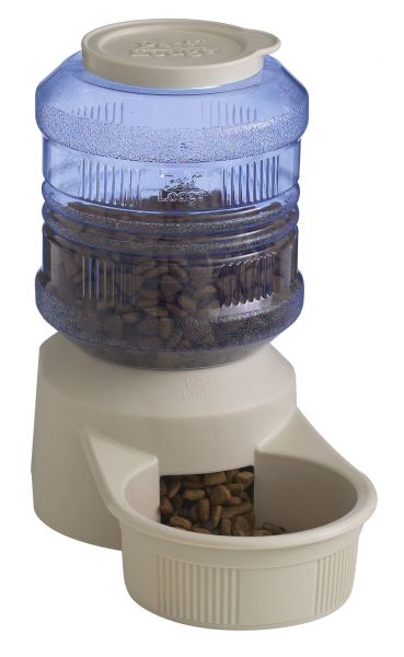 Chow Tower Deluxe Automatic Pet Food Dispenser Bowl - Healthber