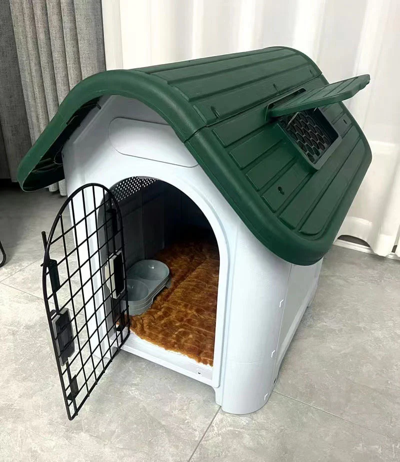 Green Roof Dog House with Air vent - Healthber