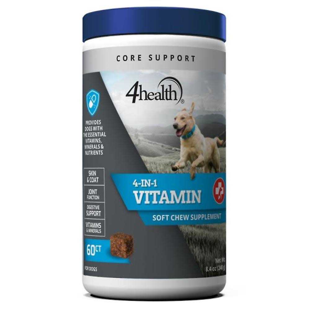 4health 4-in-1 Multi-Vitamin Soft Chew Dog Supplement 1374852 - Healthber