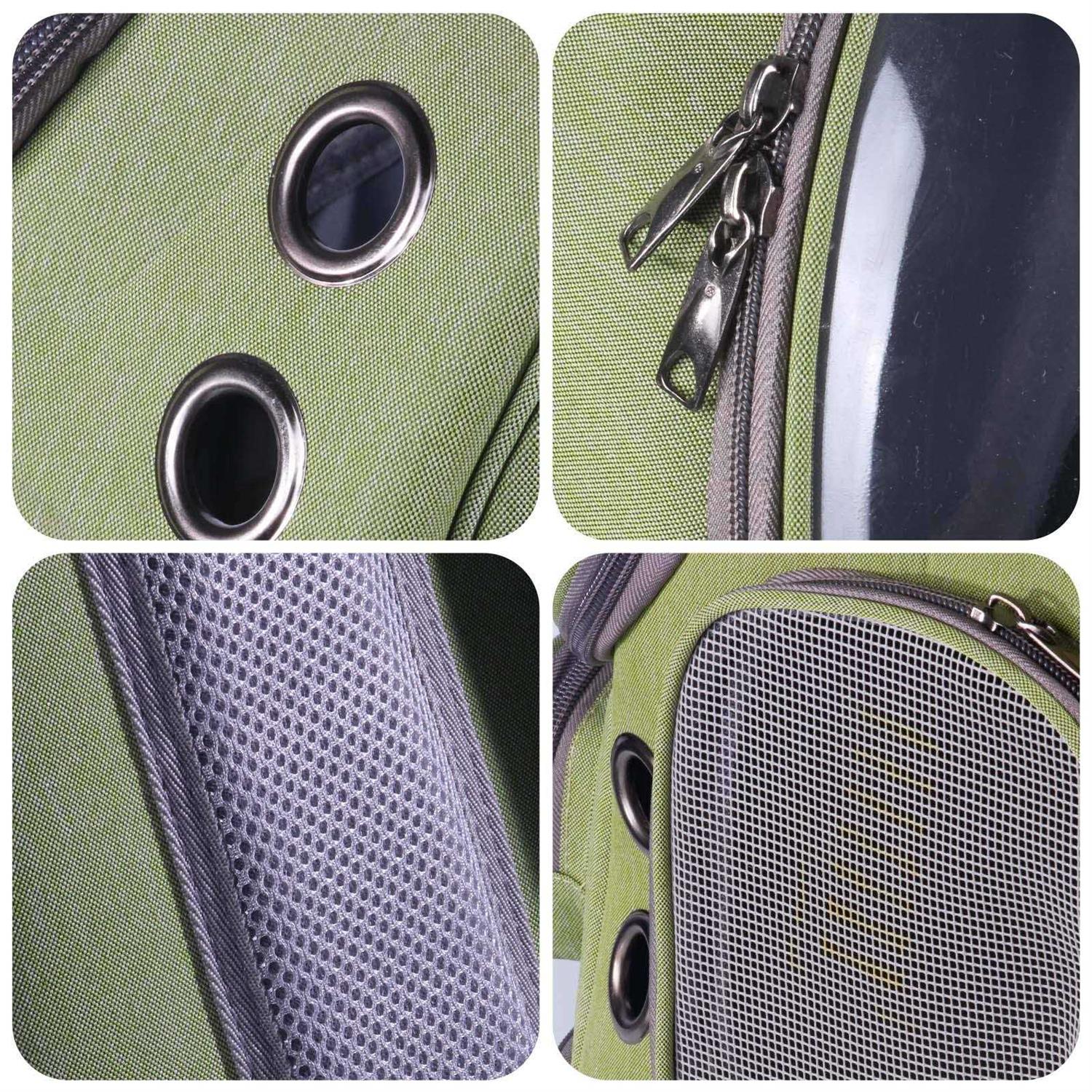 Cat Carrier Backpack Dog Backpack Carrier for Small Dogs Pet Bubble Backpack Bag with Air Holes Airline Approved Travel Carrier - Healthber