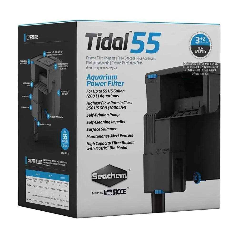 Seachem Tidal 55 Power Filter - Healthber