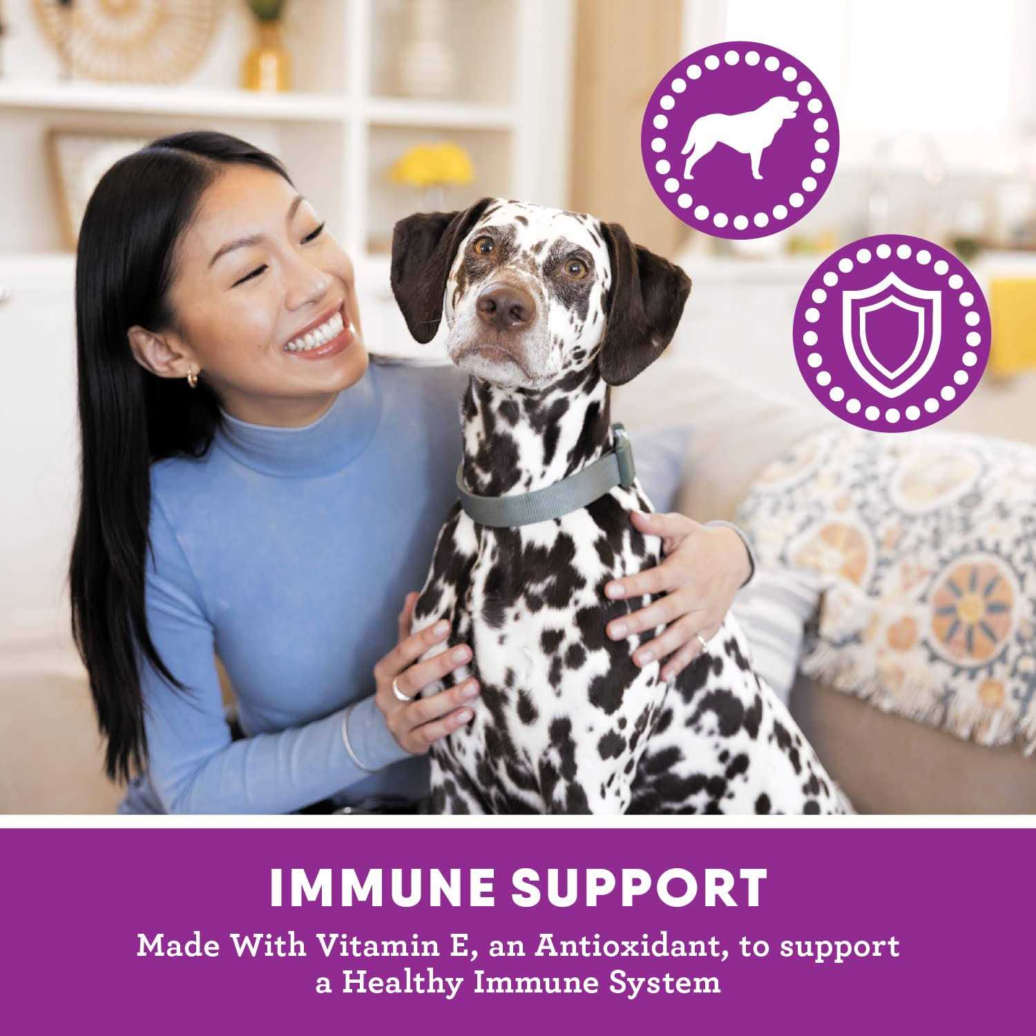 Greenies Immune Support Crunchy & Soft Dog Treats Chicken - Healthber