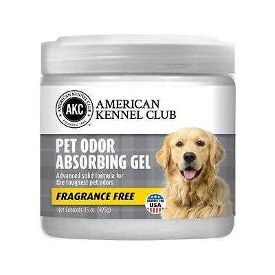 American Kennel Club AKC Fragrance Free Pet Odor Absorbing Solid Gel, 15-oz jar - Healthber