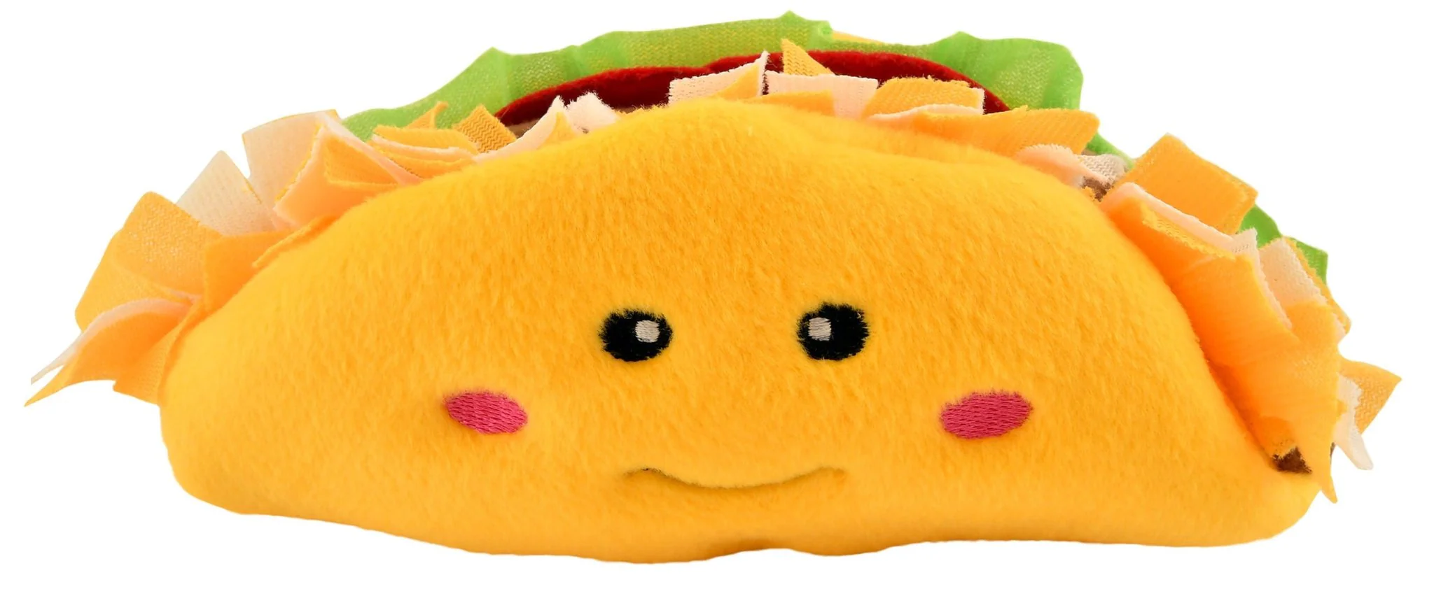 Zippy Paws NomNomz Taco Plush Dog Toy - Healthber