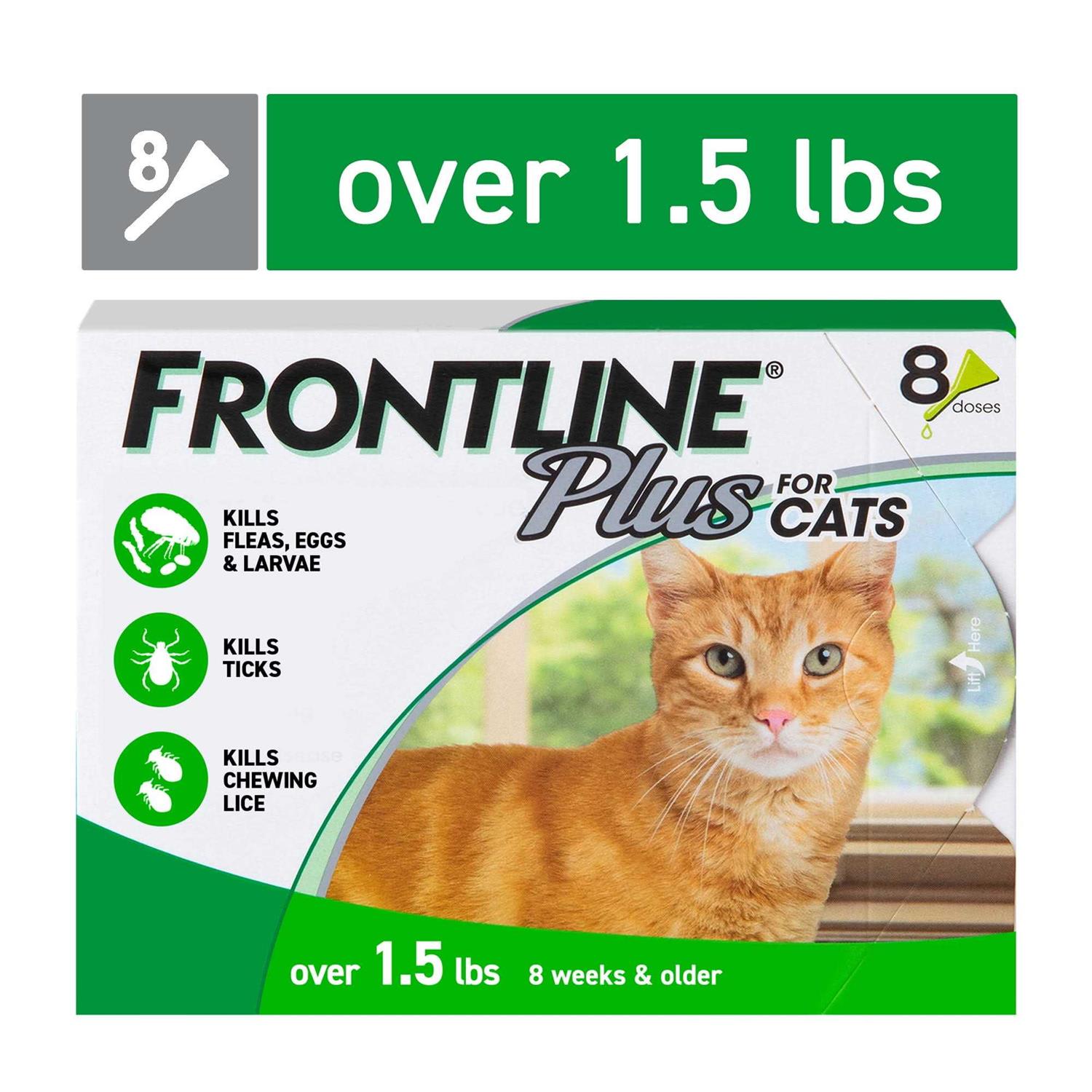 Frontline Plus Flea & Tick for Cats - Healthber