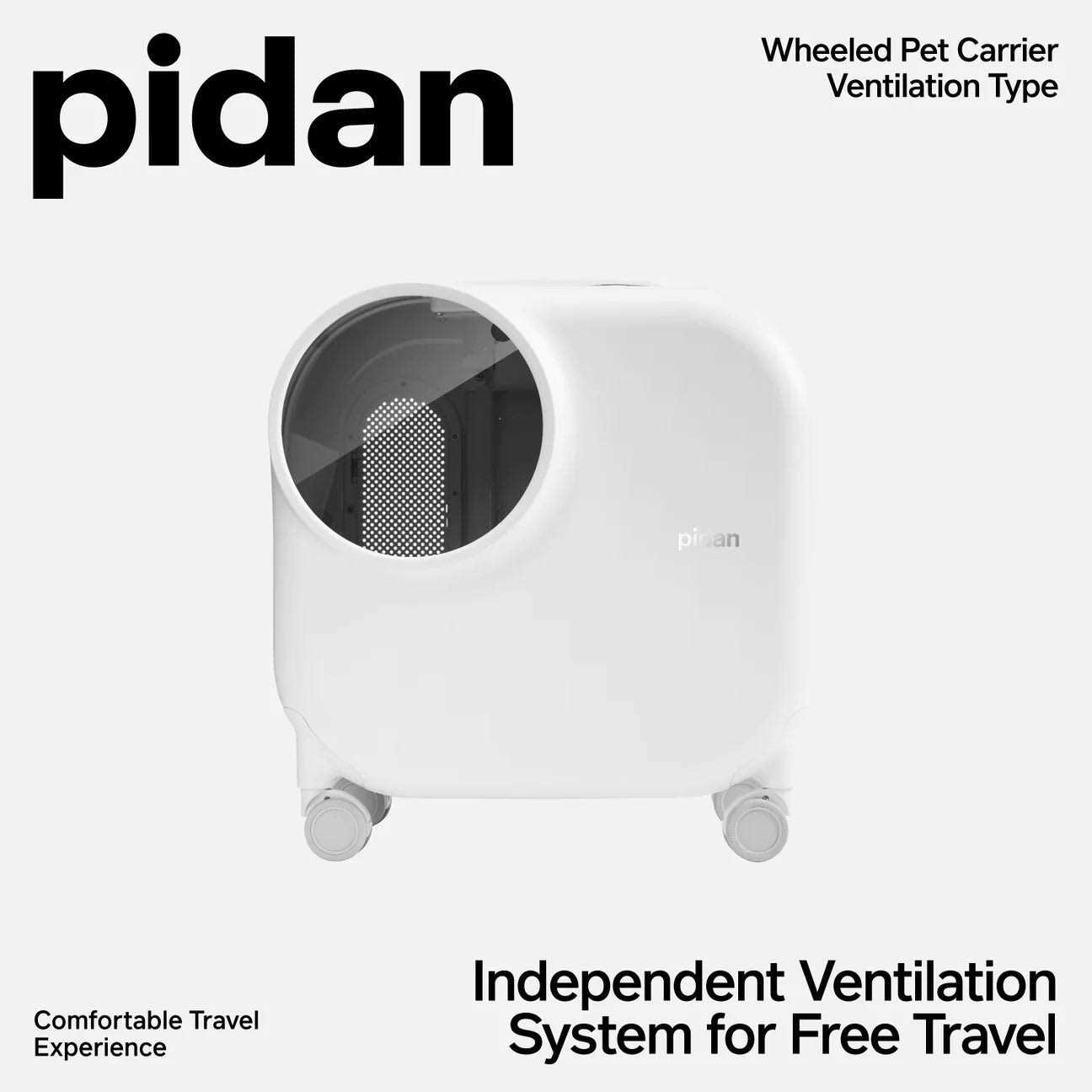 Smart Pet Traveler with LED Lights and Ventilation System - Healthber