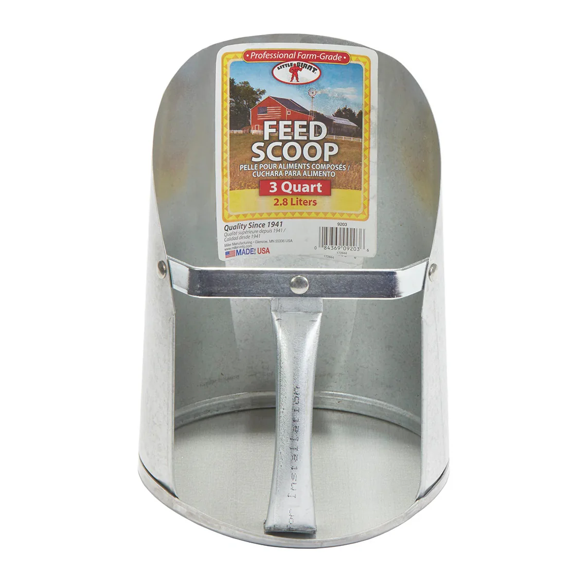Galvanized Feed Scoops - Healthber