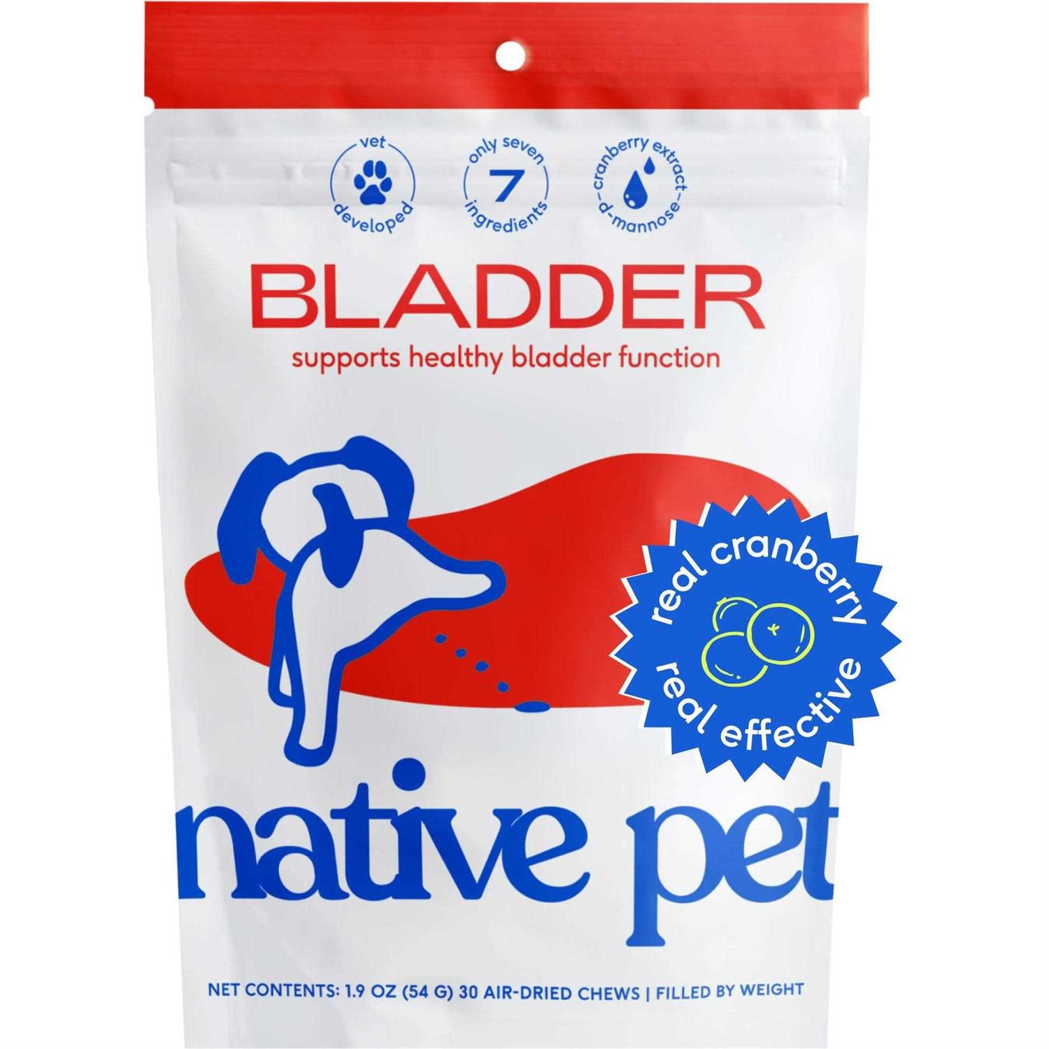 Native Pet Air Dried Dog Chews Bladder - Healthber