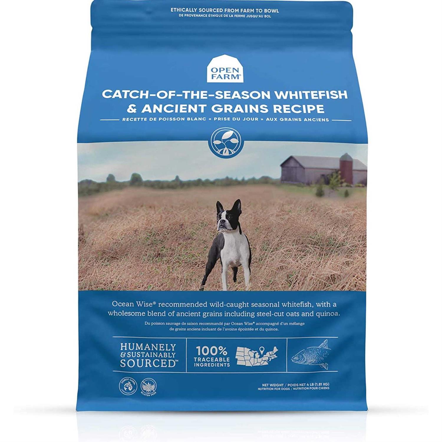 Open Farm Catch of the Season Whitefish & Ancient Grains Dry Dog Food - Healthber