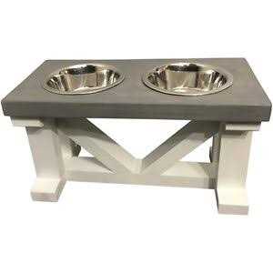 Bearwood Essentials Farmhouse Elevated Dog Feeder - Healthber