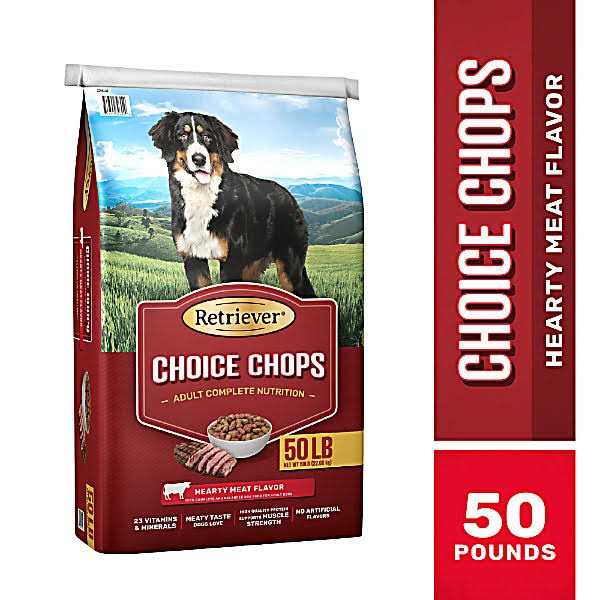Retriever Choice Chops Adult Beef Recipe Dry Dog Food - Healthber