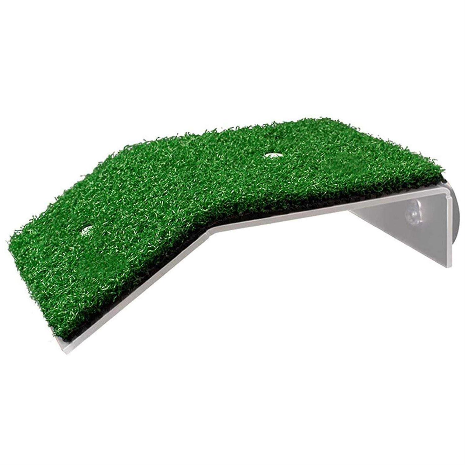 Lawn Turtle Basking Platform Turtle Resting Basking Platform Simulation Grass Turtle Ramp for Turtle Tank - Healthber