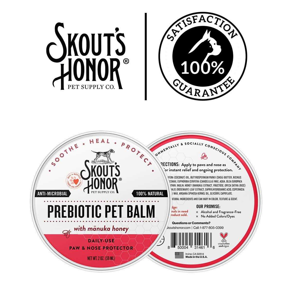 Skout’s Honor Prebiotic Pet Balm - Healthber