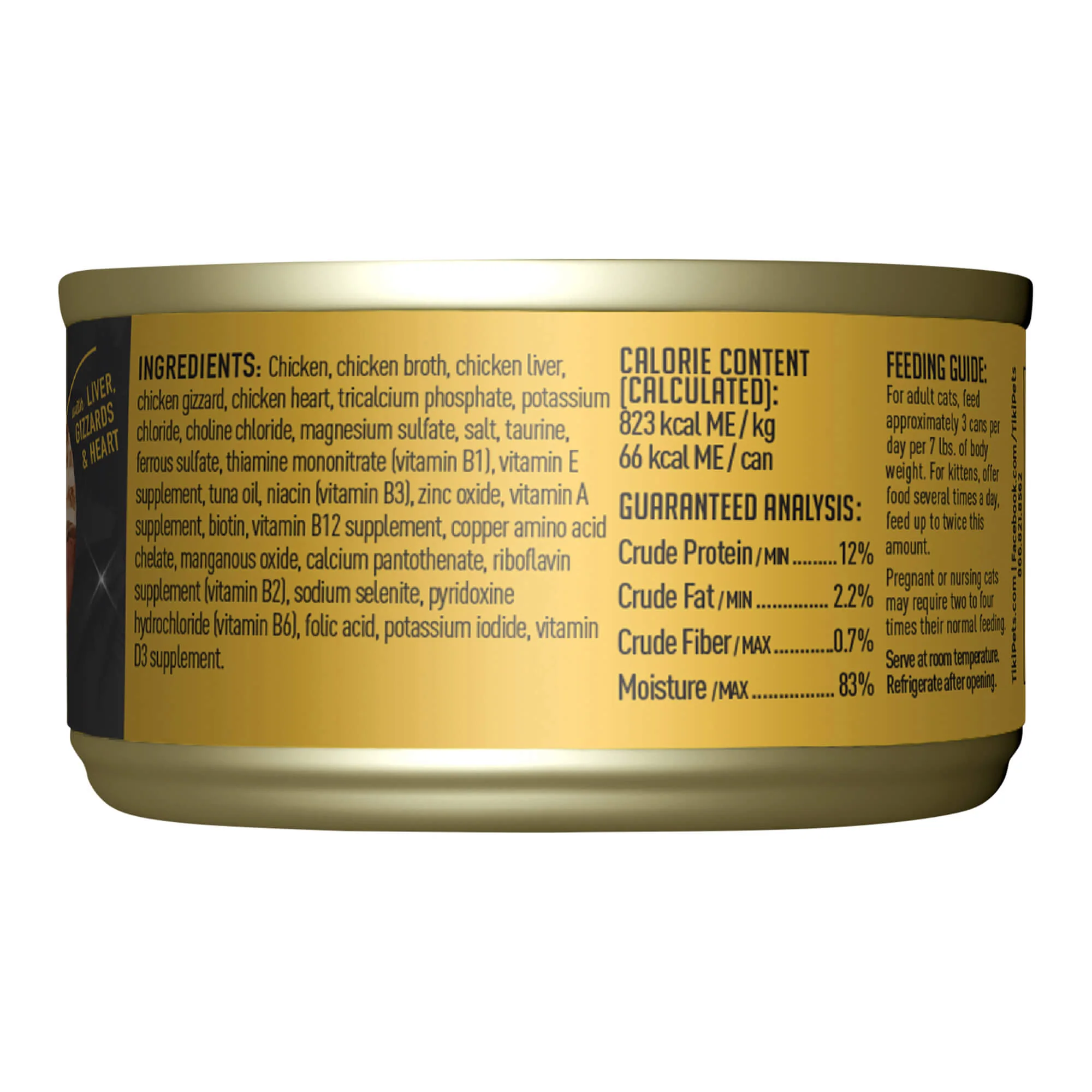 Tiki Cat After Dark Wet Cat Food, Chicken - Healthber