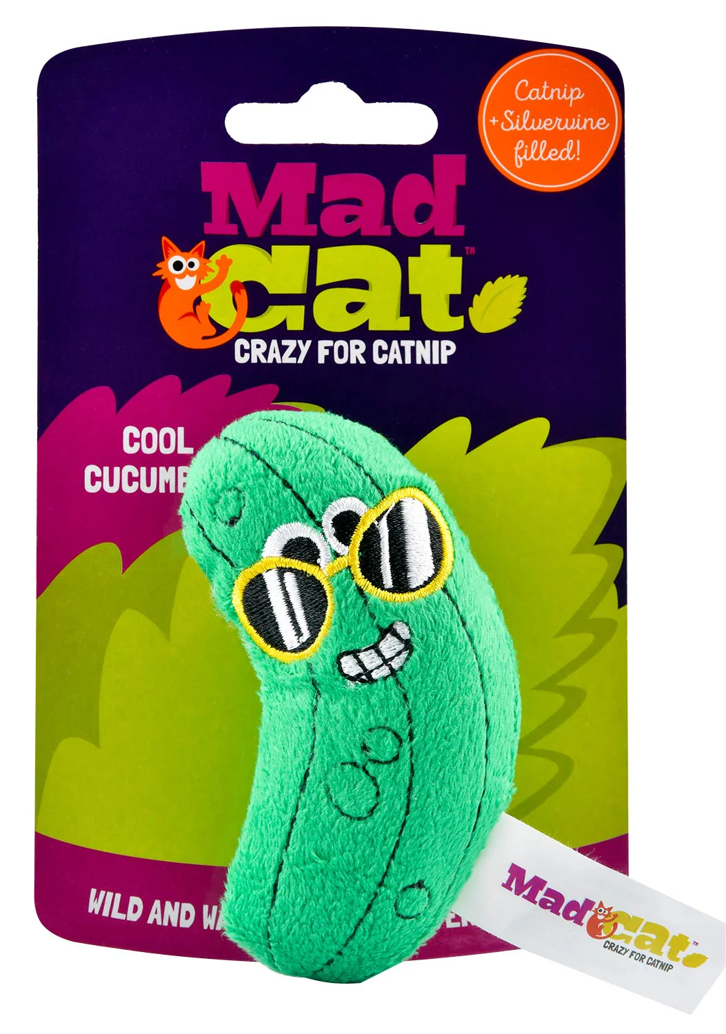 Cool Cucumber Mad Cat Catnip Toy - Healthber