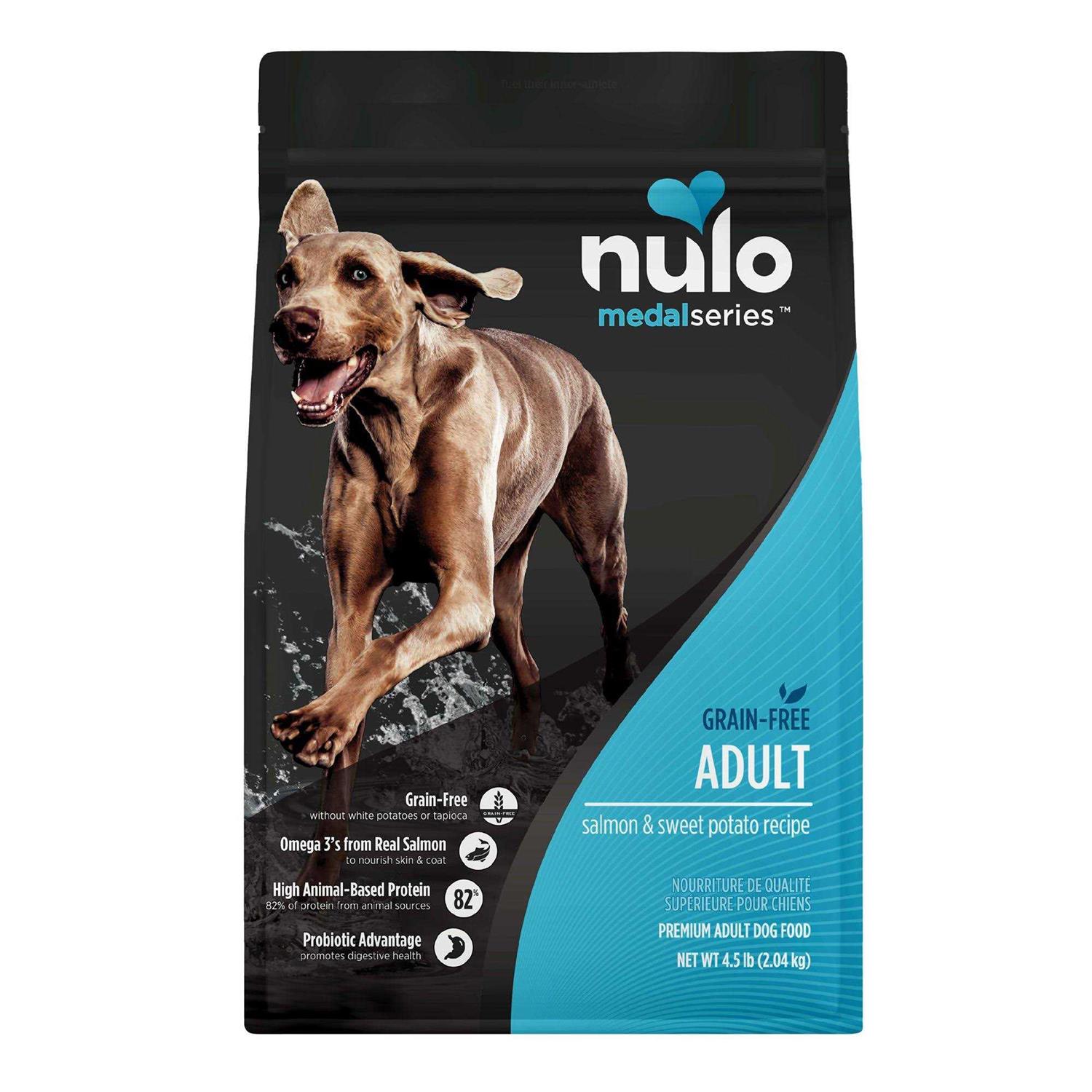 Nulo MedalSeries Adult Grain Free Salmon & Sweet Potato Dry Dog Food - Healthber