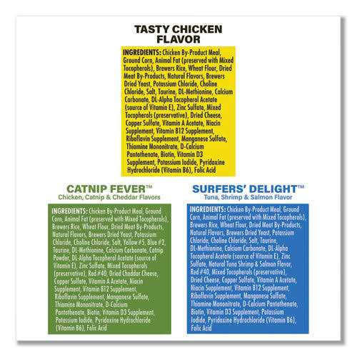 Temptations Cat Treats Catnip Fever/Sailors’ Delight/Tasty Chicken - Healthber
