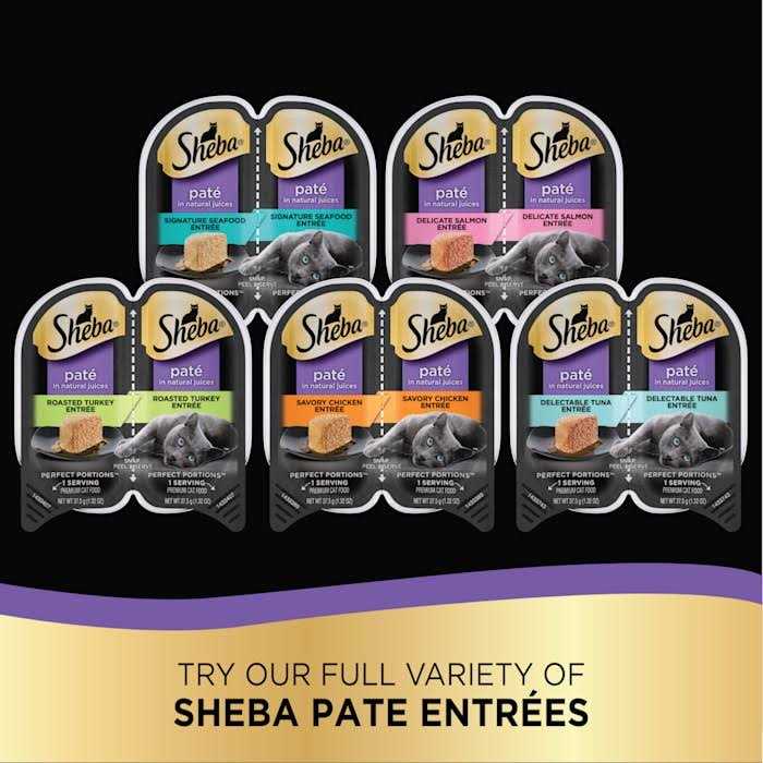 Sheba Perfect Portions Cat Food Seafood Variety Pack - Healthber