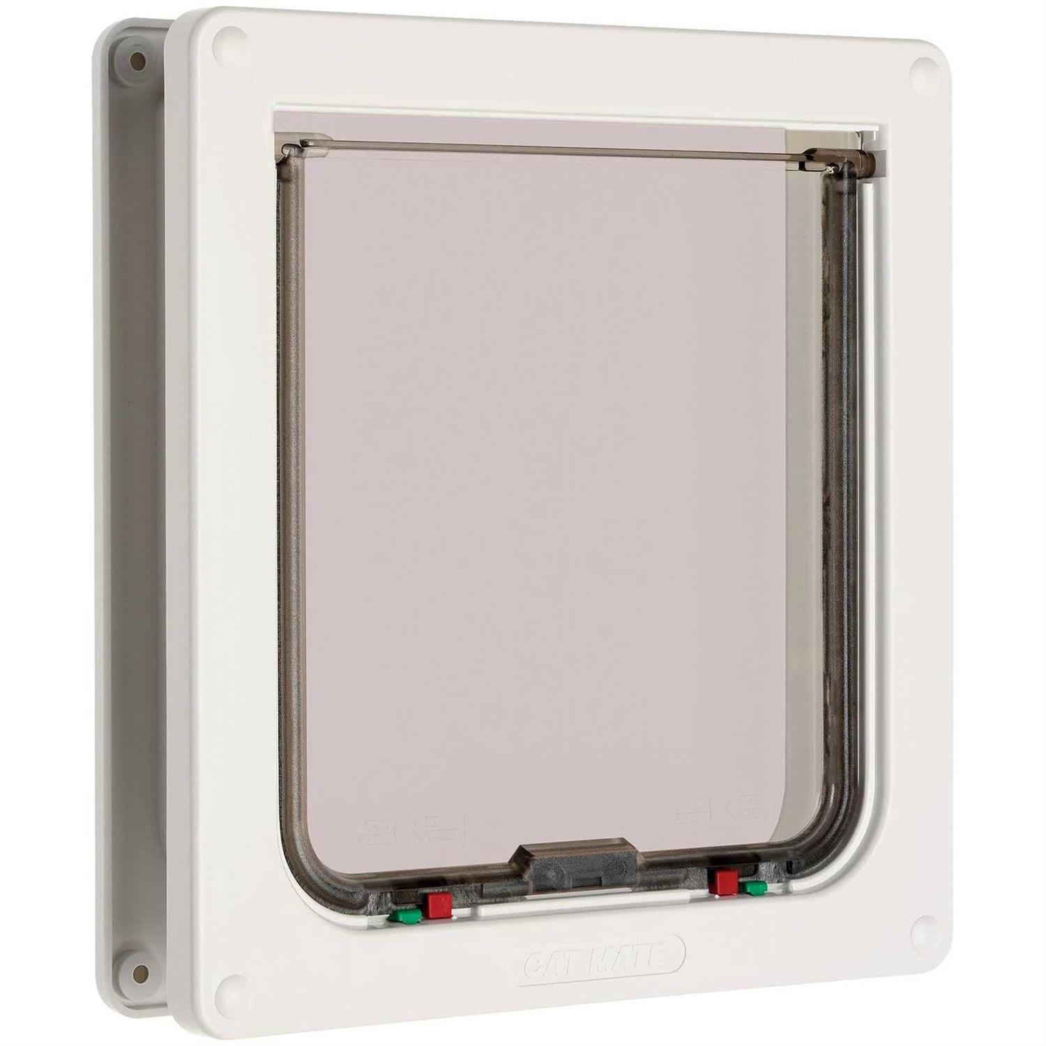 Cat Mate Large 4-Way Locking Cat / Small Dog Door - Healthber