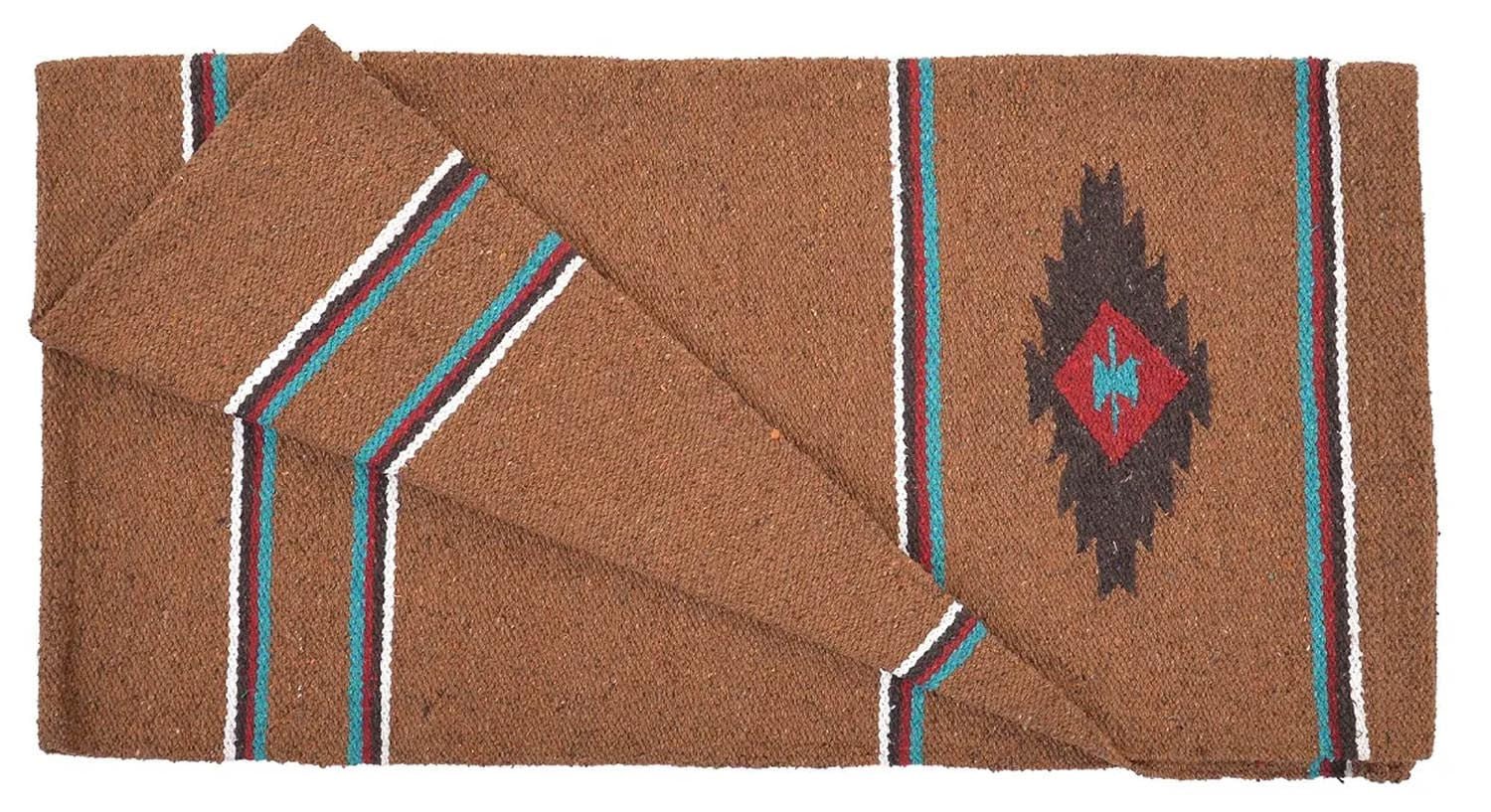 Diamond R Single Weave Saddle Blanket - Healthber