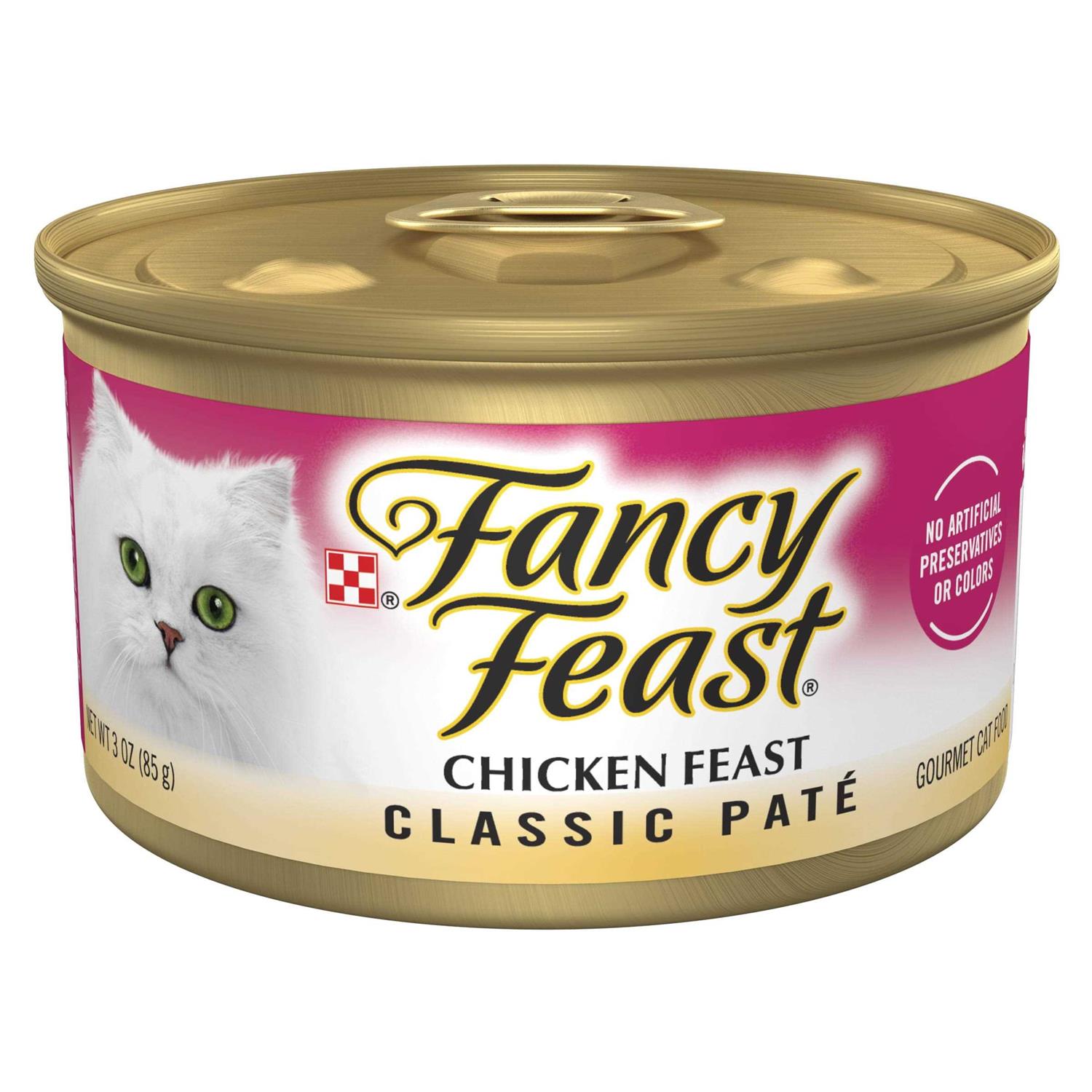 Fancy Feast Classic Pate Chicken Feast Wet Cat Food - Healthber