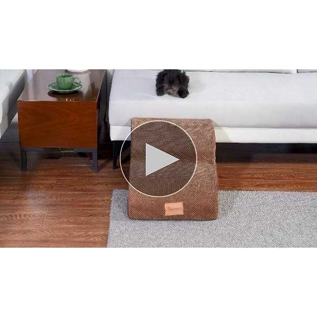 petpetssmart Extended Dog Stairs 2-Step 30D Foam Pet Stairs/Steps with Waterproof Cover - Healthber