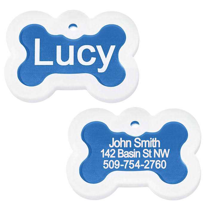 GoTags Anodized Aluminum Personalized Silencer Dog ID Tag - Healthber