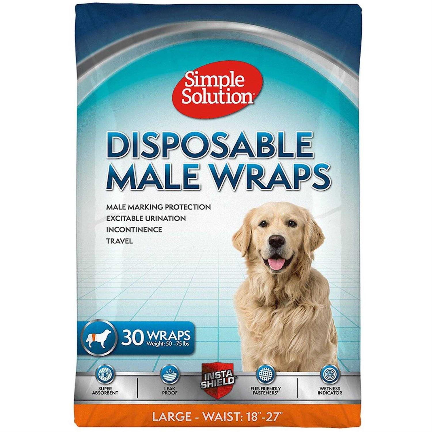 Simple Solution Disposable Male Wraps - Healthber