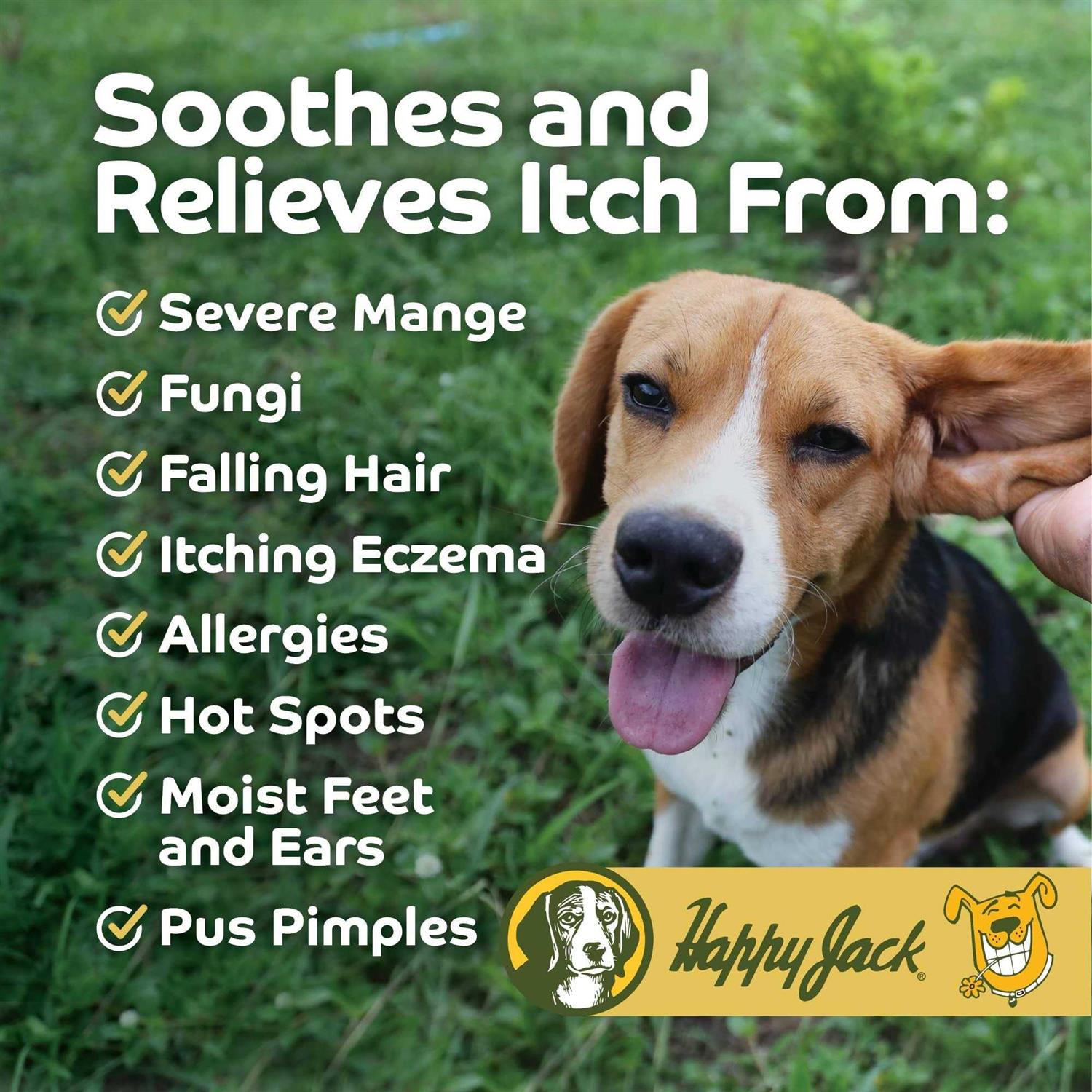 Happy Jack Mange Medicine & Mange Treatment for Dogs & Horses - Healthber