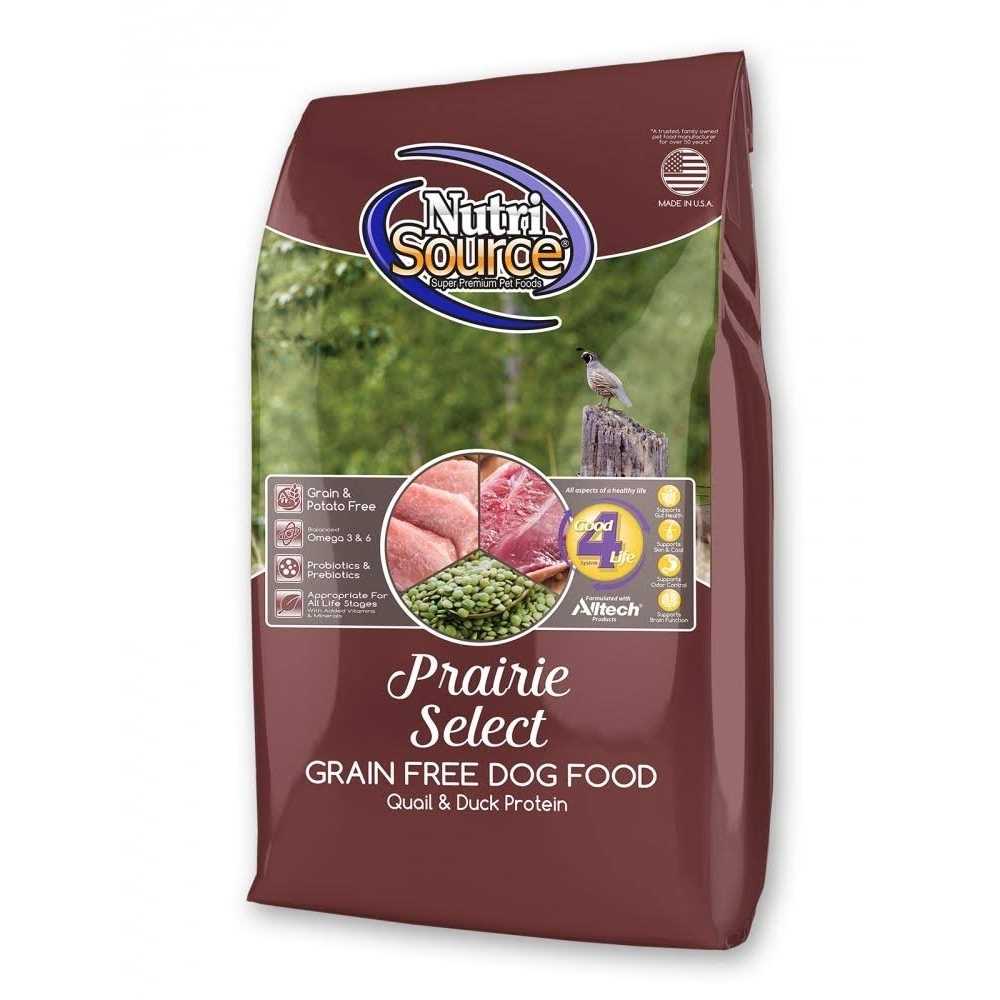 NutriSource Grain Free Prairie Select Dry Dog Food - Healthber