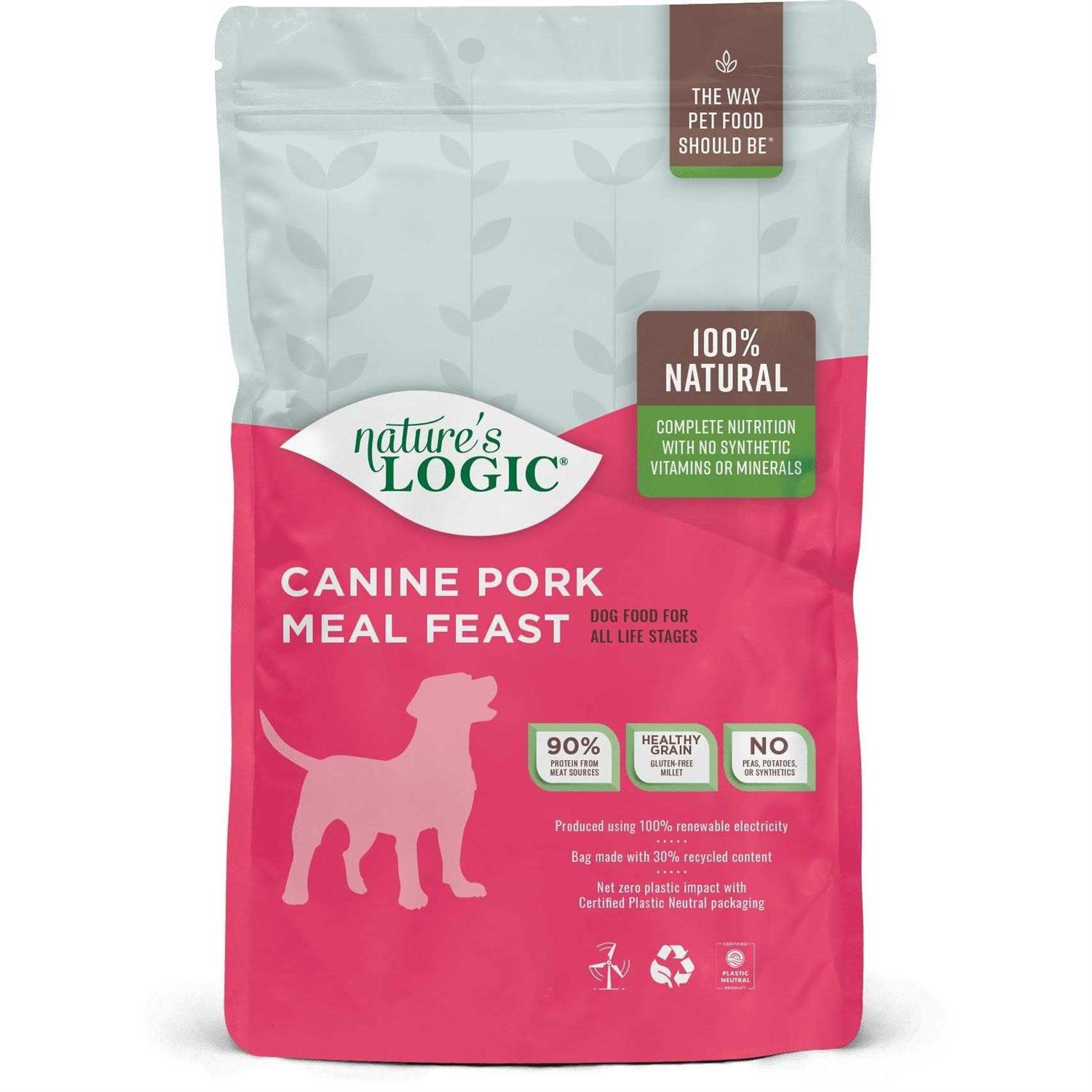 Nature’s Logic Canine Pork Meal Feast Dry Dog Food - Healthber