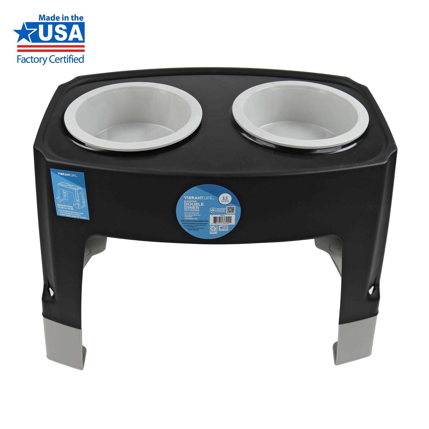 Vibrant Life Elevated Dog Bowls - Healthber