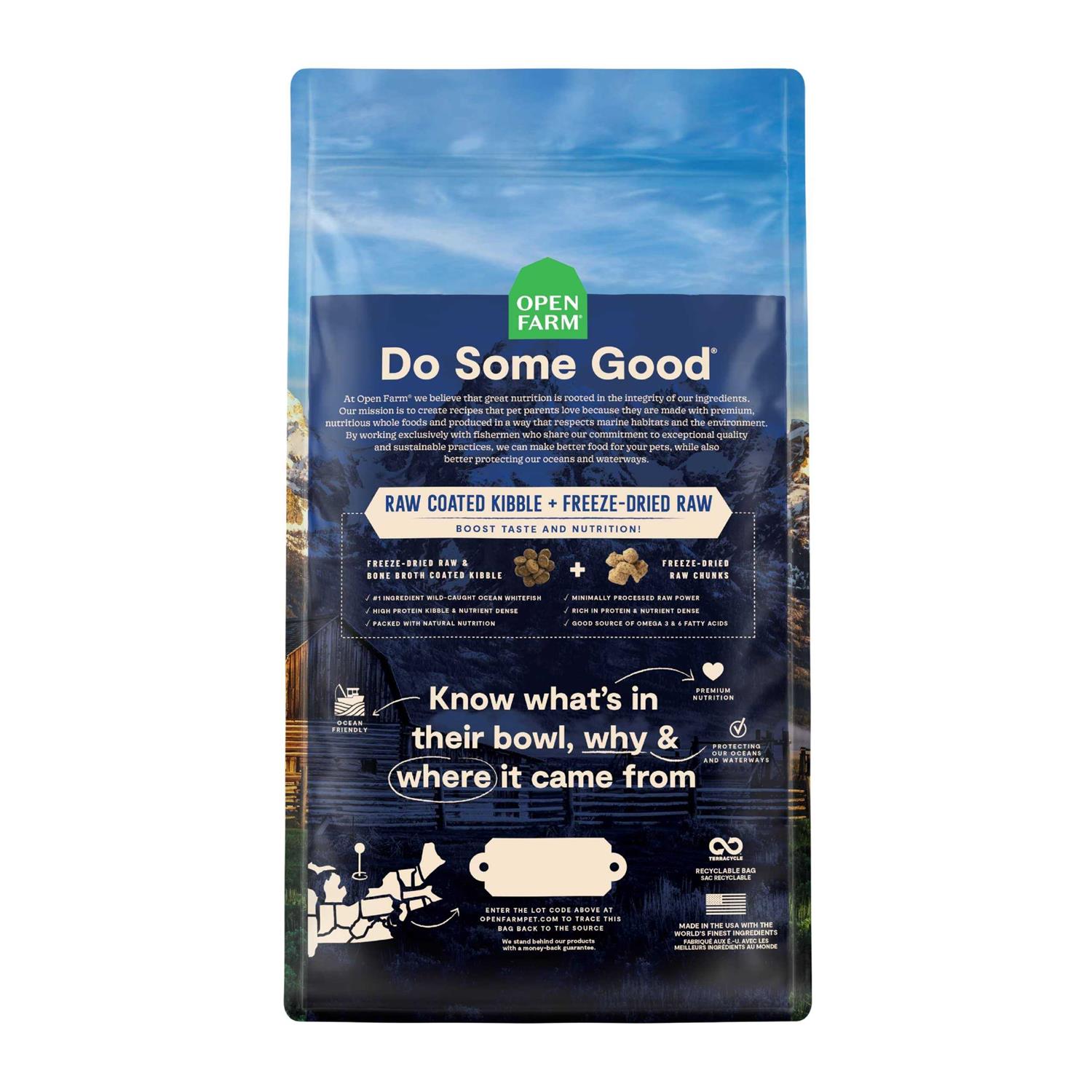 Open Farm Grain Free RawMix Wild Ocean Dry Cat Food - Healthber