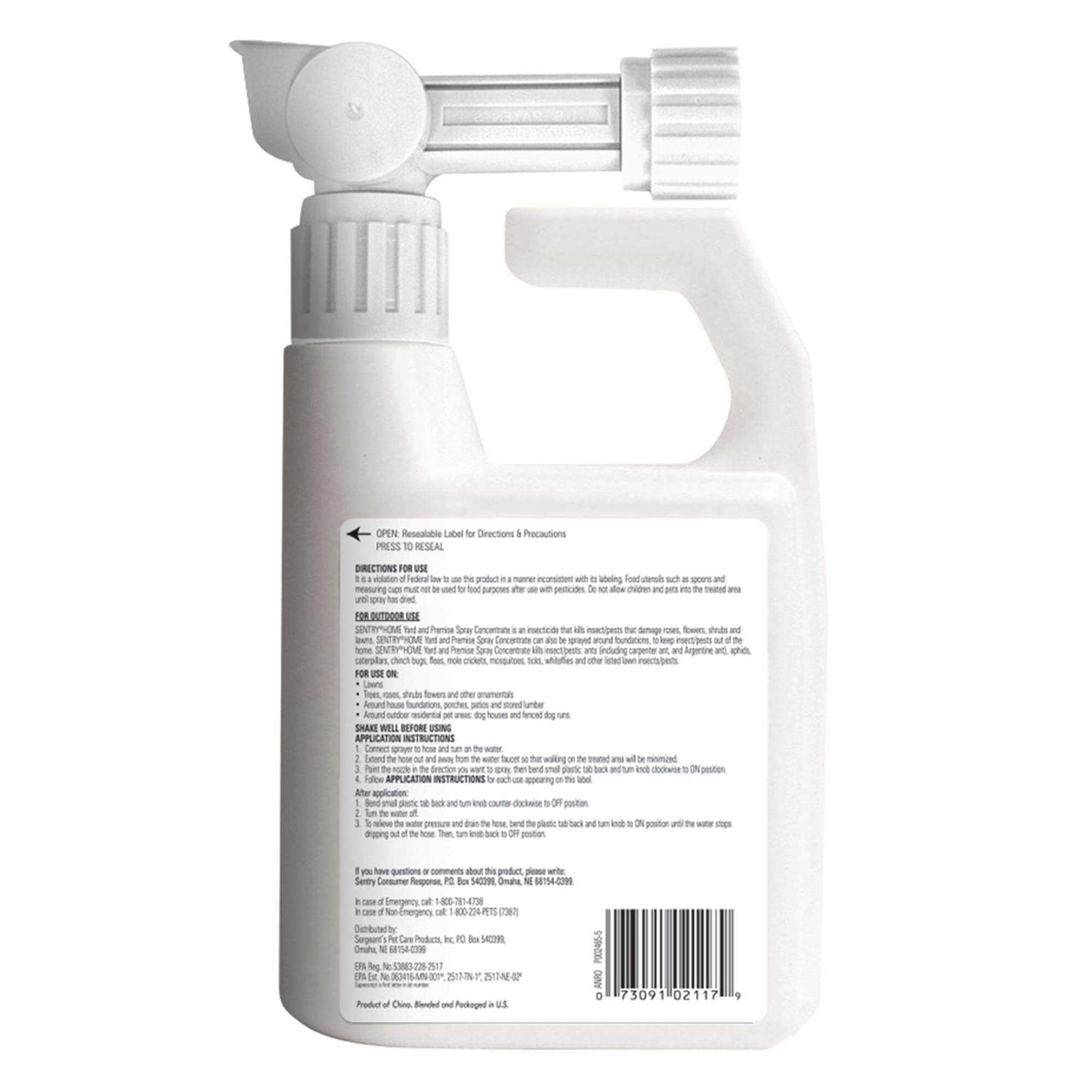 Sentry Home Yard Premise Spray Concentrate - Healthber