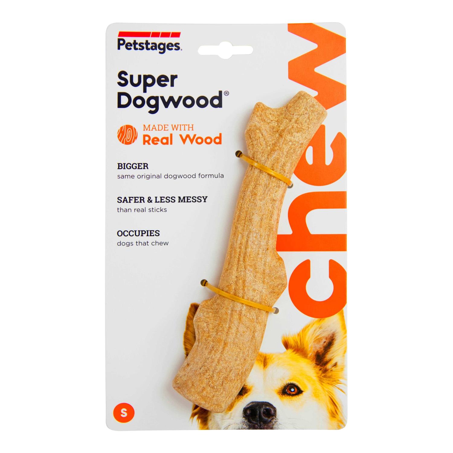 Petstages Super Dogwood Chew Dog Toy - Healthber