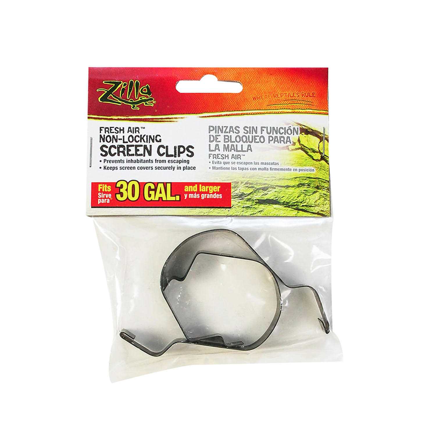 Zilla Fresh Air Non-Locking Screen Clips - Healthber