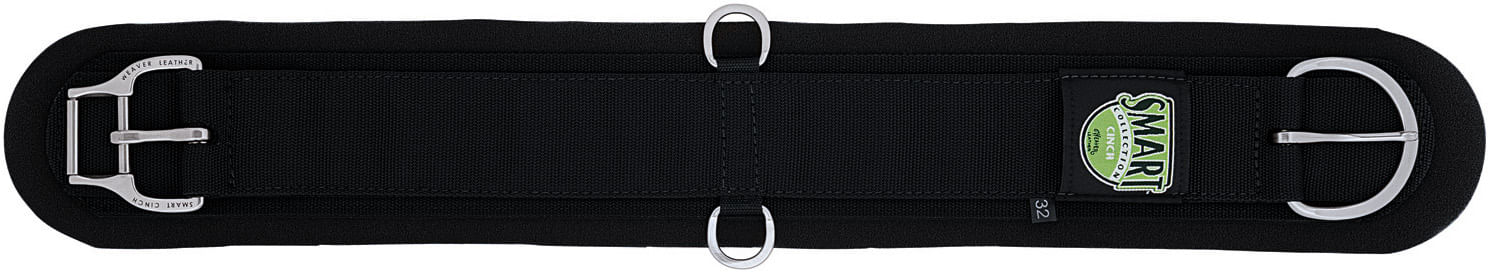 Weaver Neoprene Smart Cinches, Straight, Black - Healthber