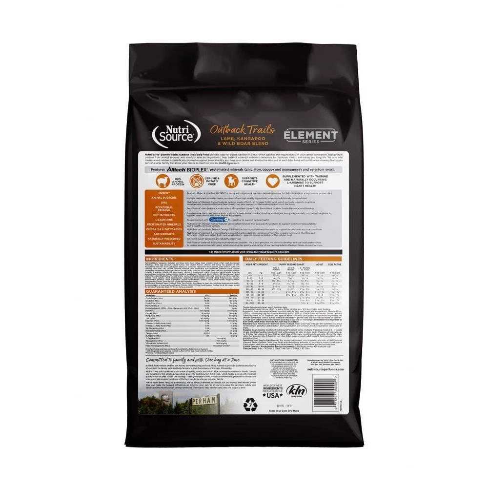 NutriSource Dog Element Series Outback Trails - Healthber