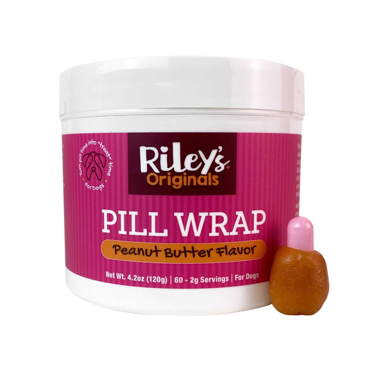 Riley’s Pill Wrap for Dogs Delicious Peanut Butter Flavored Pill Paste for Dogs - Healthber