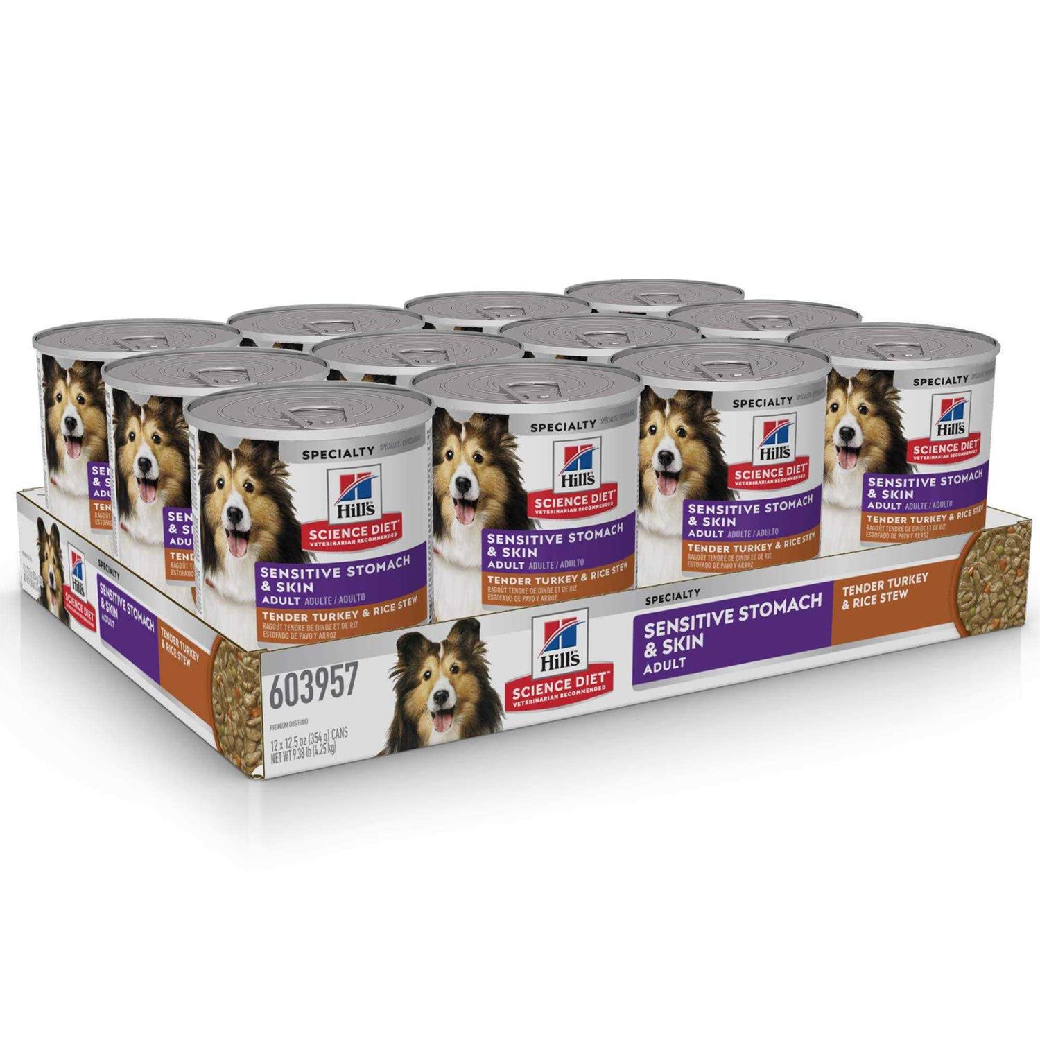 Hill’s Science Diet Sensitive Stomach & Skin Adult Dog Food Turkey - Healthber