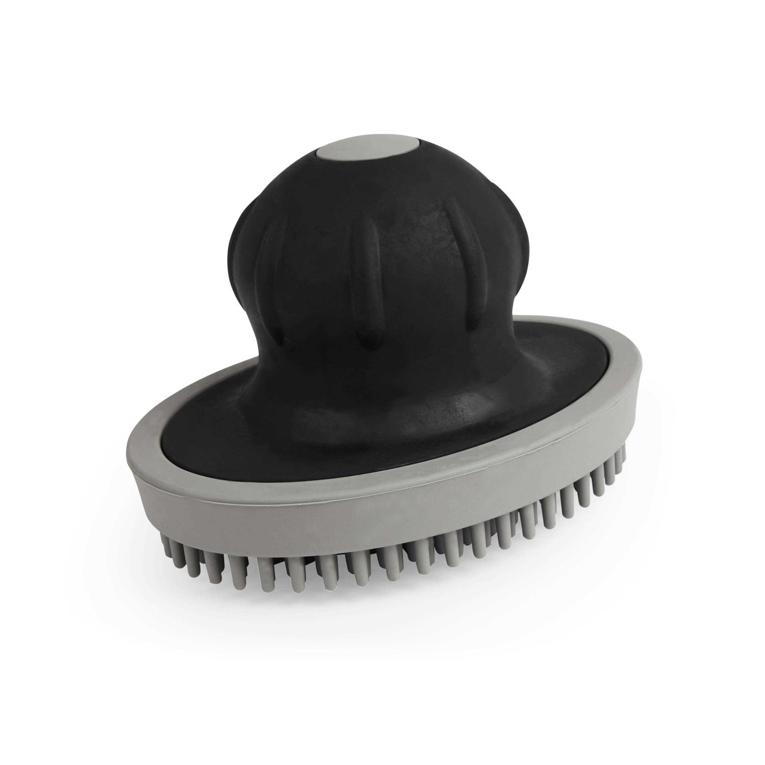 Well & Good Curry Shampoo Dispensing Brush for Dogs - Healthber