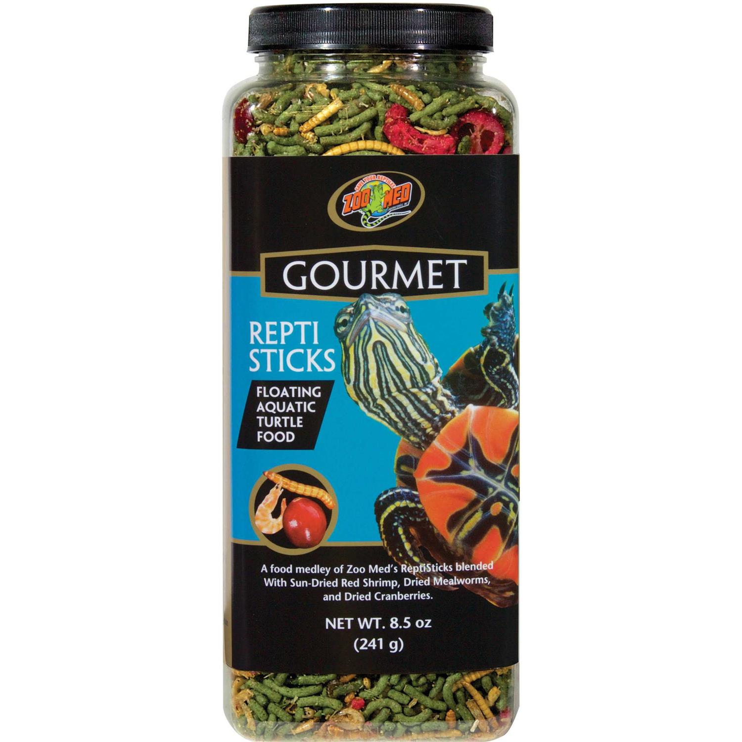 Zoo Med Gourmet Reptisticks Floating Aquatic Turtle Food - Healthber
