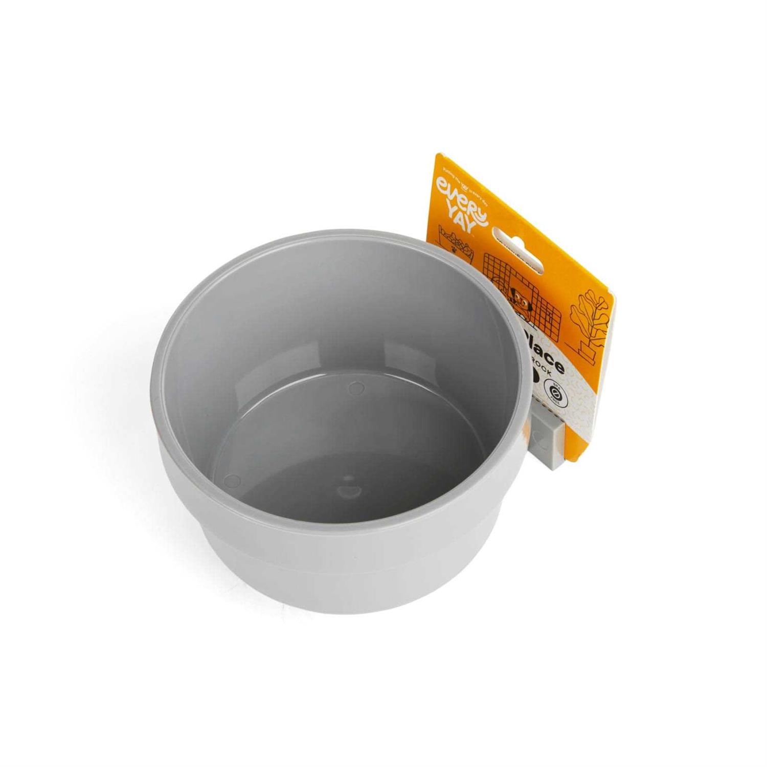 EveryYay Food & Water Grey Dog Crock - Healthber