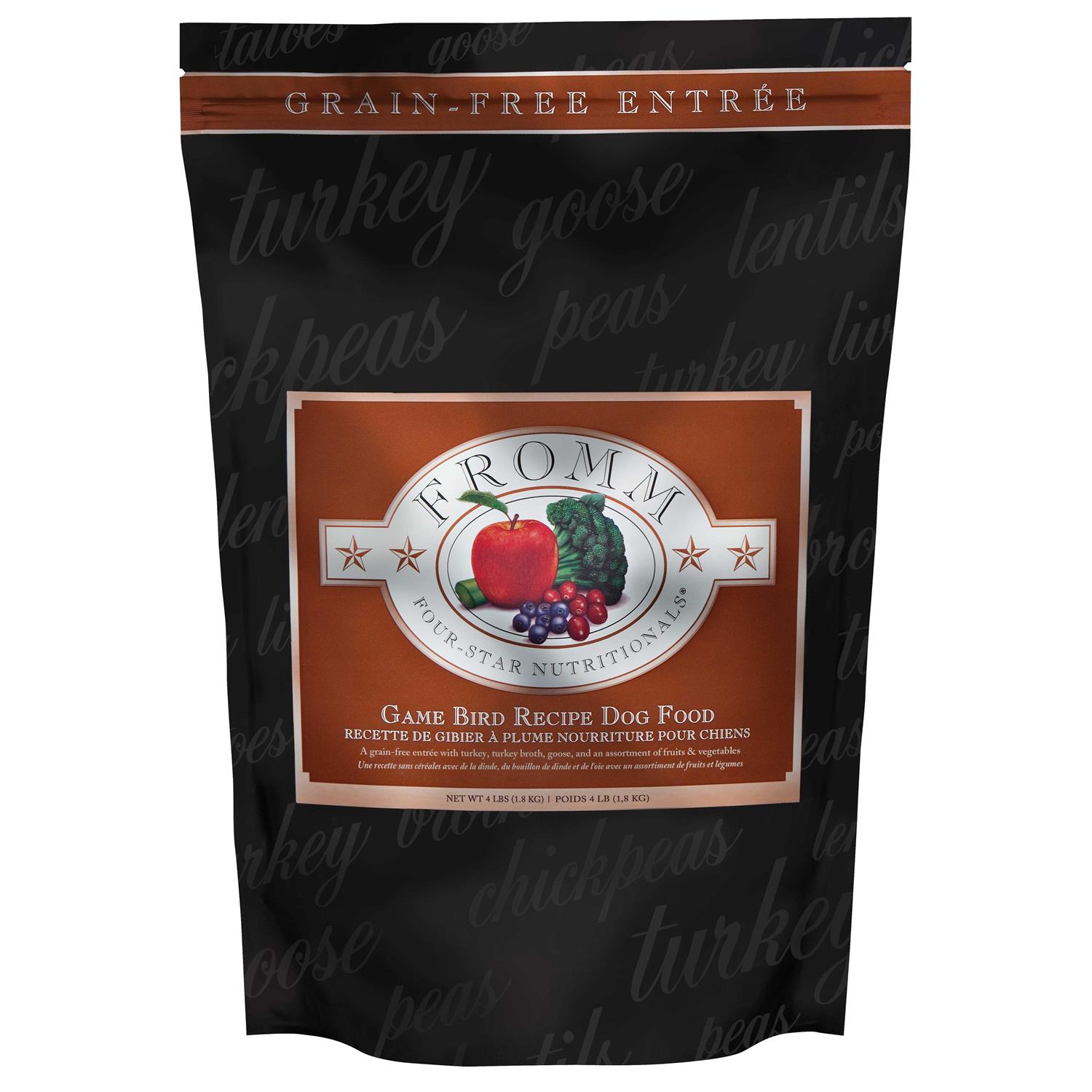 Fromm Four Star Dry Dog Food Game Bird Recipe - Healthber