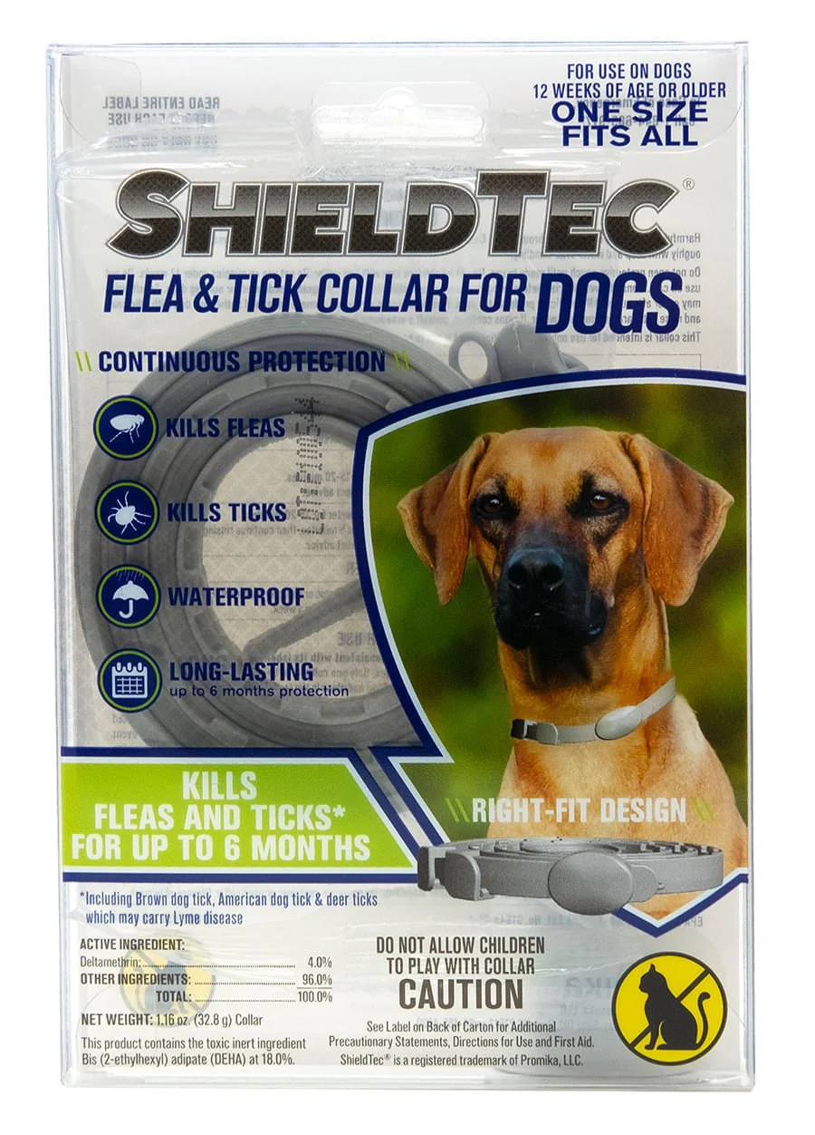 ShieldTec Flea & Tick Collar for Dogs - Healthber