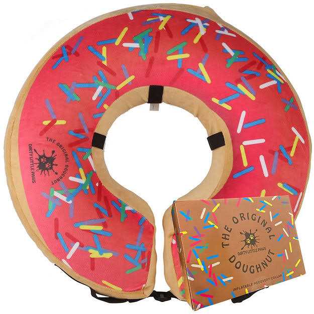 DIRTY LITTLE PAWS Dog Donut Collar Great Alternative to a Traditional Dog Cone or a Soft Dog Cone Collar - Healthber