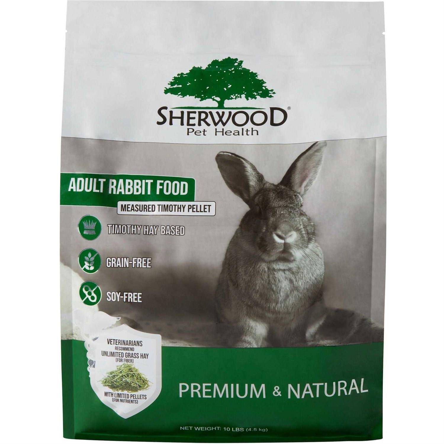 Sherwood Pet Health Adult Rabbit Food Timothy Hay Pellet Hay-Based - Healthber