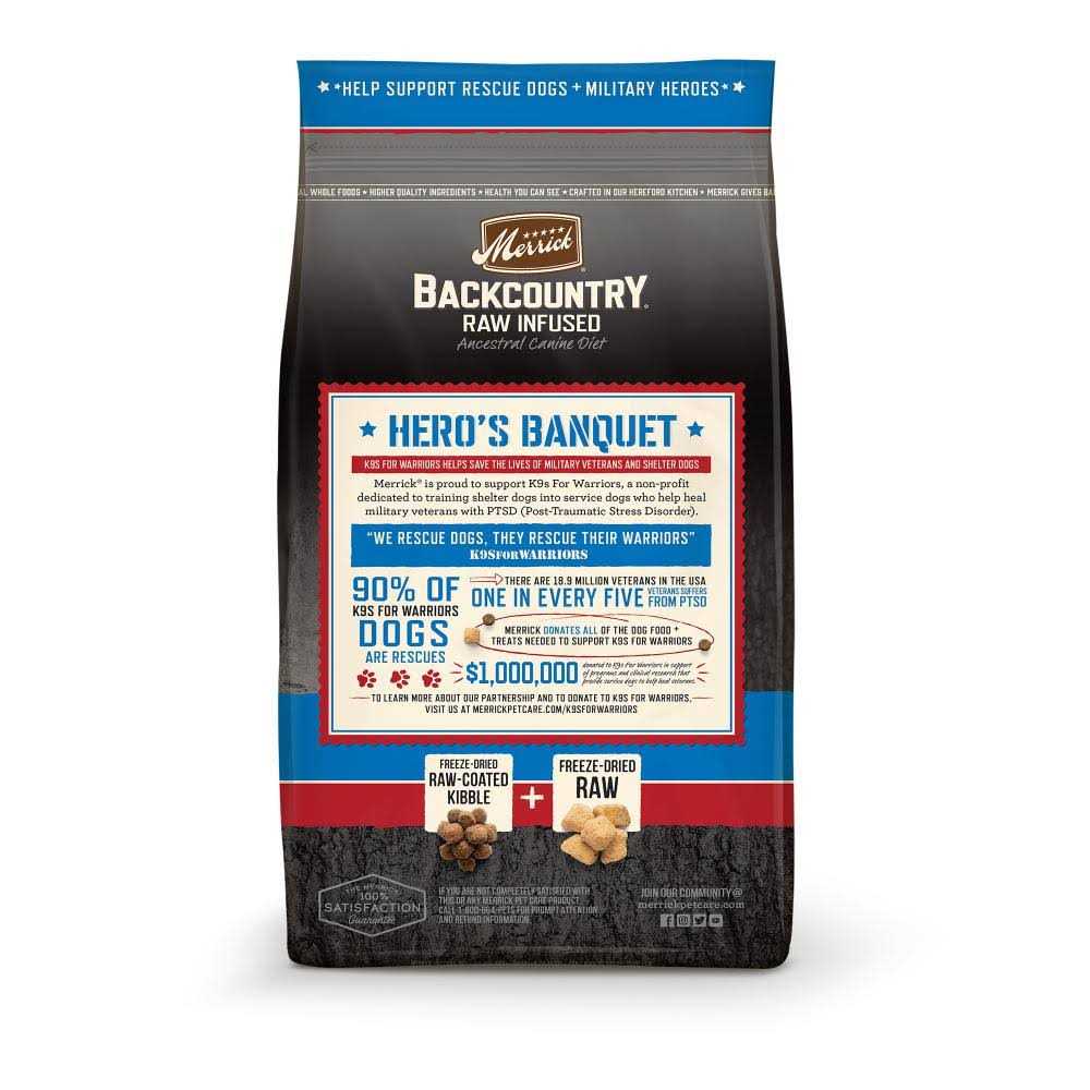 Merrick Backcountry Grain Free Hero’s Banquet Dry Dog Food - Healthber